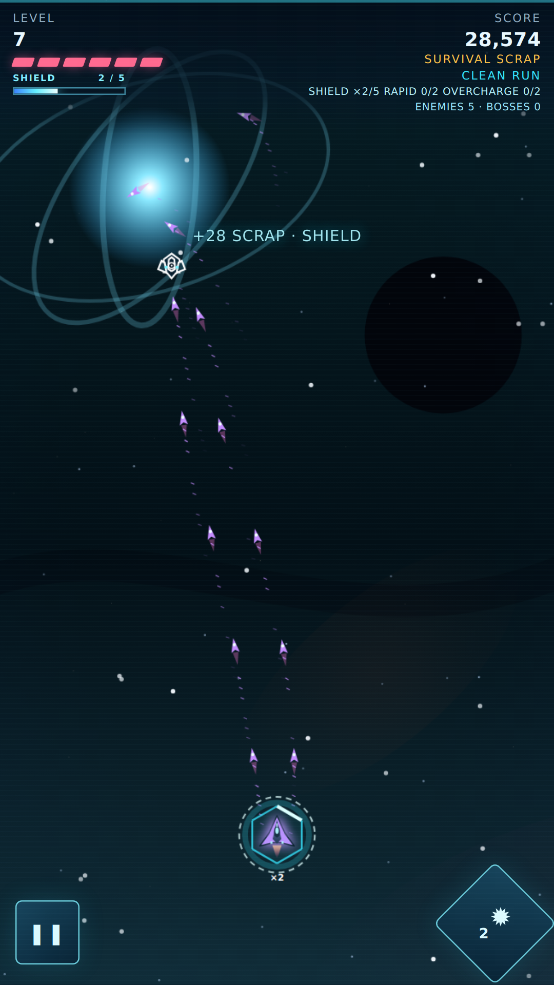 Starfall — Space combat